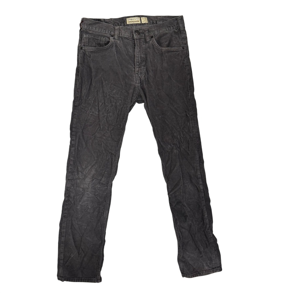 Patagonia Mens Organic Cotton Corduroy Jeans 32x32 Forge Grey